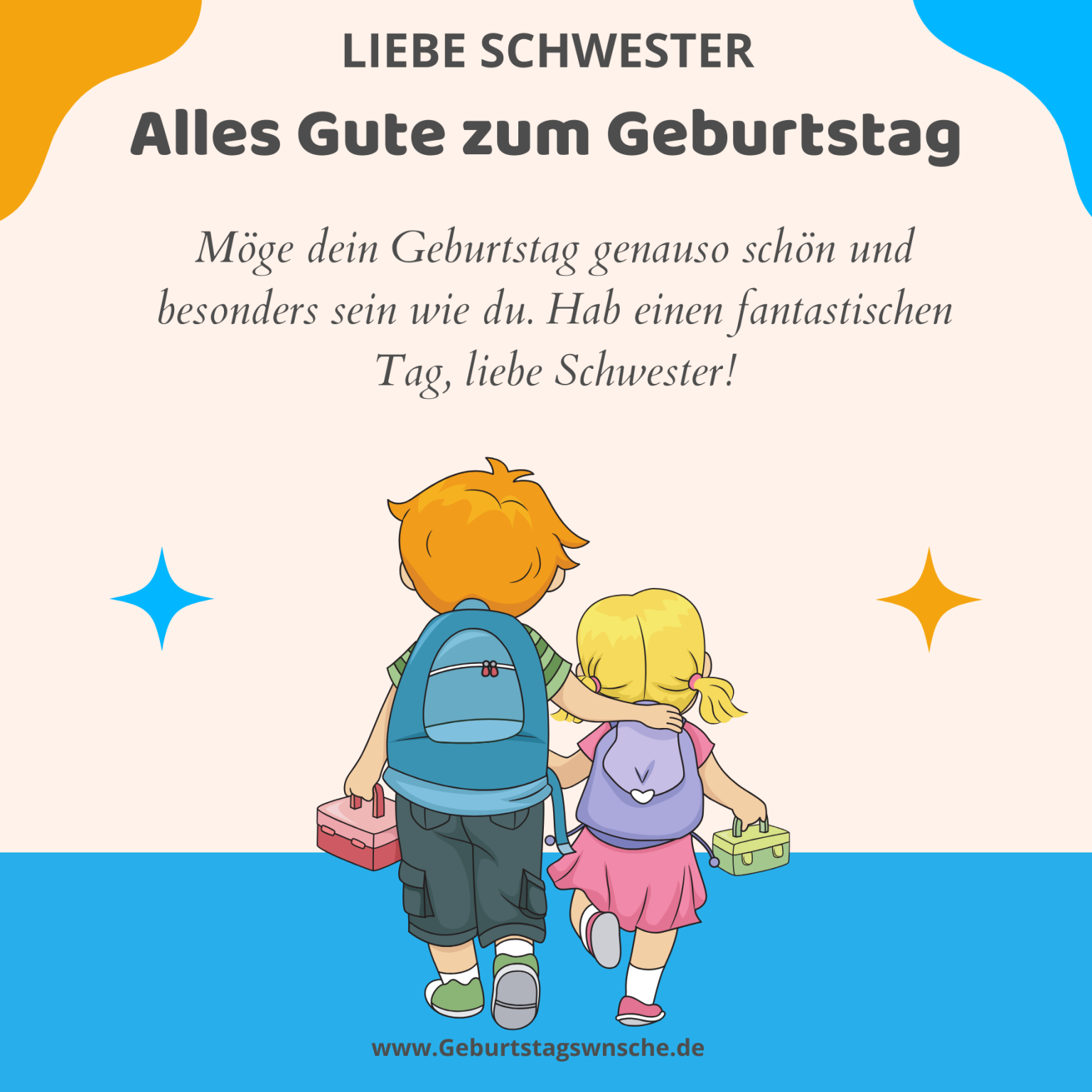 Emotionale Geburtstagswnsche Schwester