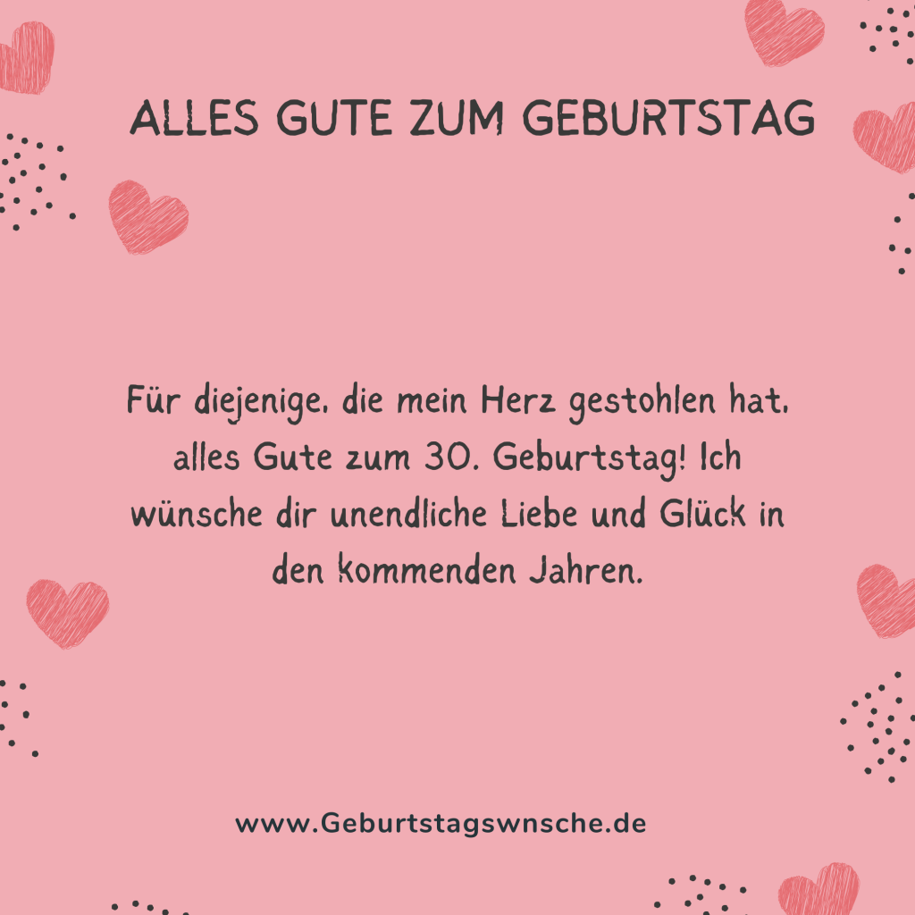 romantische Geburtstagswünsche