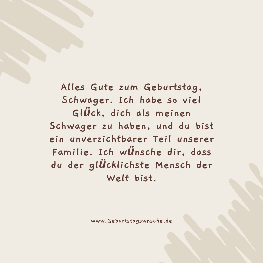 100 Geburtstagswünsche für deinen Schwager Geburtstagswnsche