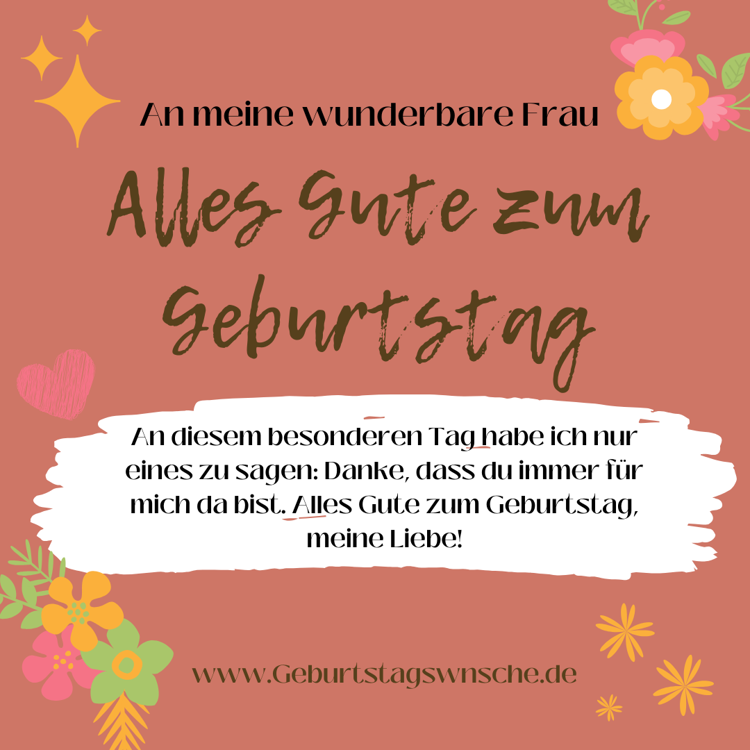 Emotionale Geburtstagswnsche Ehemann