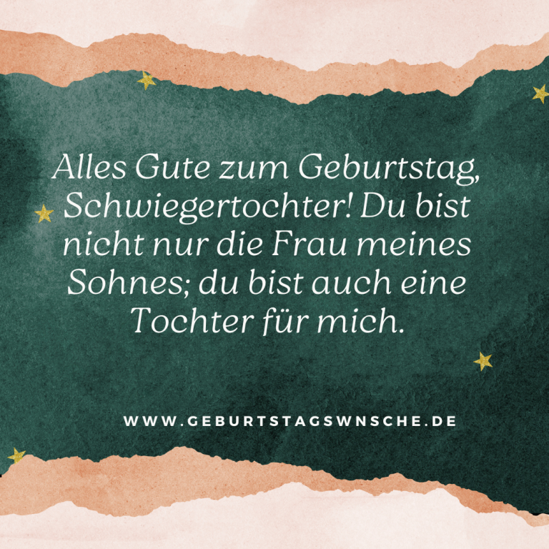 Geburtstagswunsche Von Schwiegermutter An Schwiegertochter