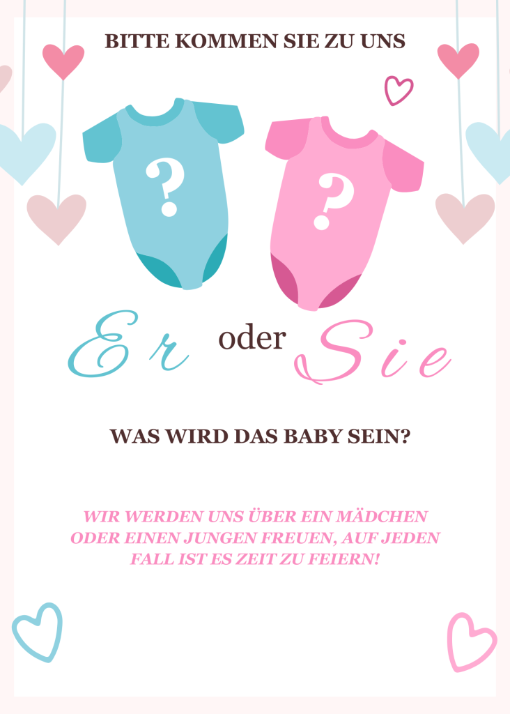 Einladungstexte für die Baby-Dusche