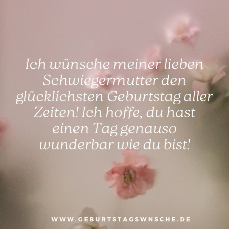 Geburtstagswunsche Von Schwiegermutter An Schwiegertochter